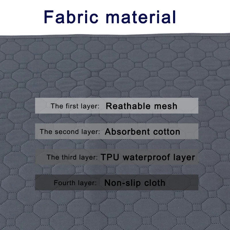 PawFolio Reusable Waterproof Dog Training and Pee Pad Mat