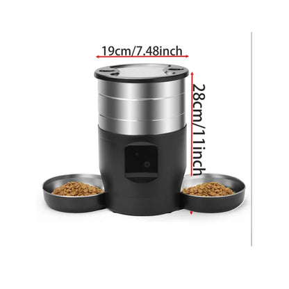 PawFolio Smart Automatic Pet Feeder 4.5L for Cats and Dogs