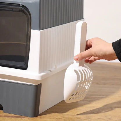 PawFolio Enclosed Anti Splash Cat Litter Box PawFolio